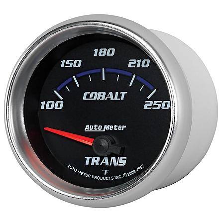 Gauge; Transmission Temperature; 2 5/8"; 100-250 Deg. F; Electric; Cobalt