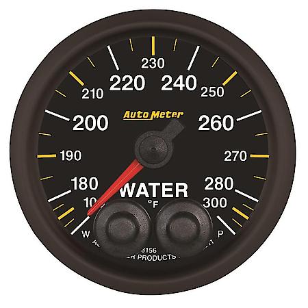 Gauge; Water Temperature; 2 1/16"; 100-300 Deg. F; Stepper Motor With Peak/Warn; Nascar Ca