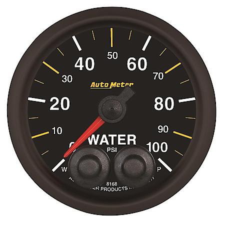 Gauge; Water Pressure; 2 1/16"; 100 PSI; Stepper Motor With Peak/Warn; Nascar Can