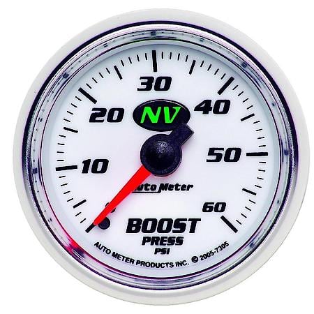 Gauge; Boost; 2 1/16"; 60 PSI; Mechanical; NV