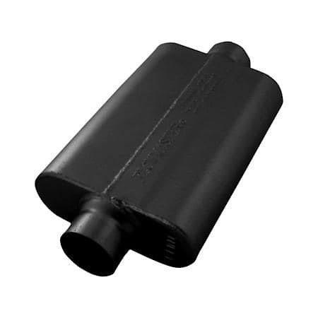 50 Series Race Muffler 409S - 2.50 Center In - 2.50 Center Out -Aggressive Sound
