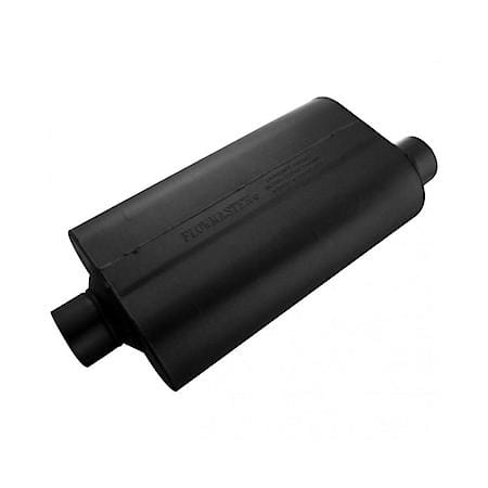 Super 50 Muffler 409S - 3.00 Center In - 3.00 Offset Out - Moderate Sound