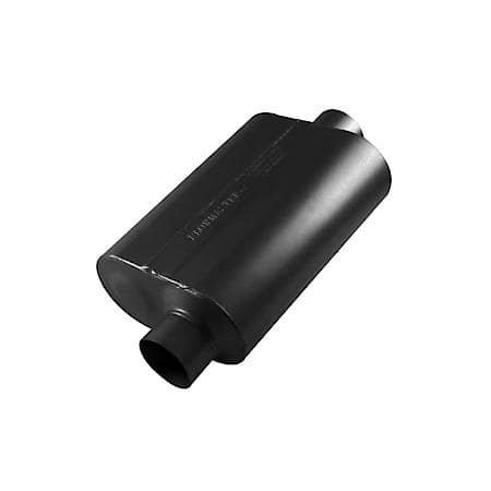 Super 40 Muffler 409S - 3.00 Offset In - 3.00 Center Out - Aggressive Sound