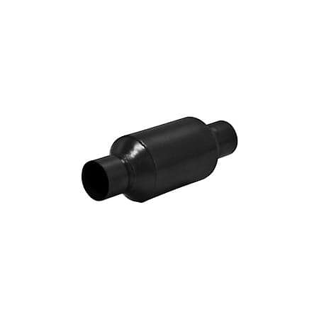 Outlaw Race Muffler Short 409S - 2.50 In. Center In Center Out - Aggressive