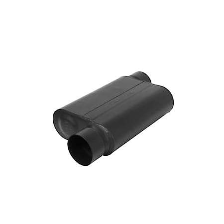 40 Series Race Muffler 409S - 3.50 Offset In - 3.50 Offset Out -Aggressive Sound