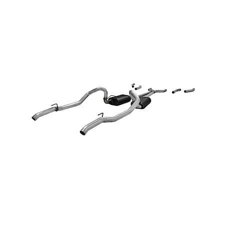 Header-Back System 409S - Dual Rear Exit - American Thunder -Moderate-Aggressive