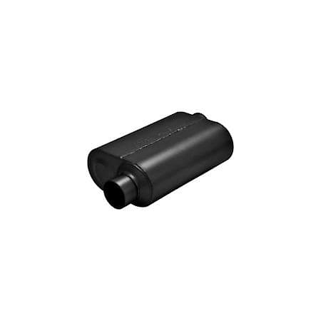 Super 40 Muffler 409S - 3.00 Offset In - 3.00 Offset Out - Aggressive Sound