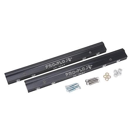 Fuel Injection Fuel Rail #3658, -8 AN Black For Chevrolet Big-Block Gen V