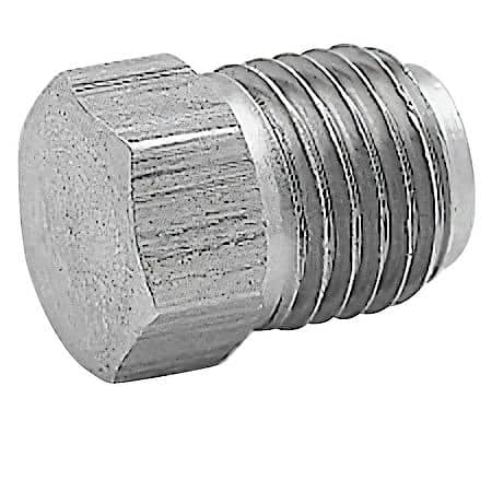 Solid Plug - Inverted Flare Brass Fitting - Tube Size 3/8" - Weatherhead No. 131X6