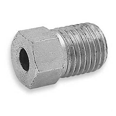 Standard Steel Nut - Inverted Flare Fitting - Tube Size 1/4" -Thread Size 1/4" - Weatherhead No.105X4