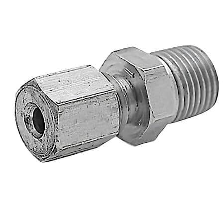Male Connector - with Compression Fitting - Tube Size 3/16" x Pipe Thread 1/8" - Weatherhead No. 68X3
