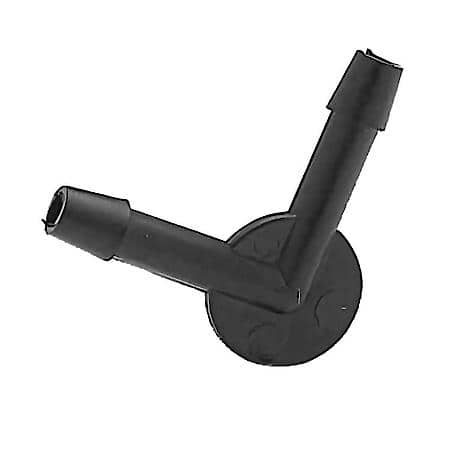 Plastic Elbow Vacuum Connector - Hose Size 1= 3/16" - Hose Size 2= 3/16" - Weatherhead No. 1929