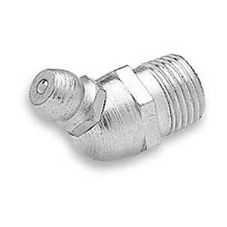 Male 45 Deg. Elbow Grease Fittings - 1/8" Pipe Thread - Length 1-3/64"
