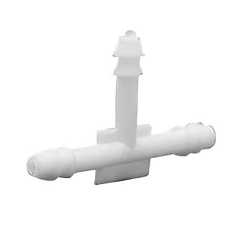 Plastic Tee Vacuum Connector - Hose Sizes: 3/8" x 3/8" x 3/8" - Weatherhead No. 1922