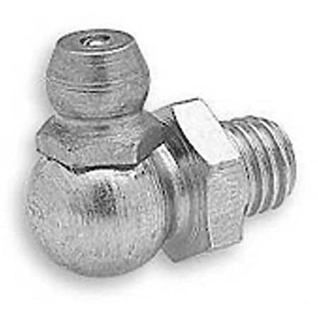 90 Deg. Short Elbow Grease Fittings - 1/4" - 28 Thread - Length 49/64"