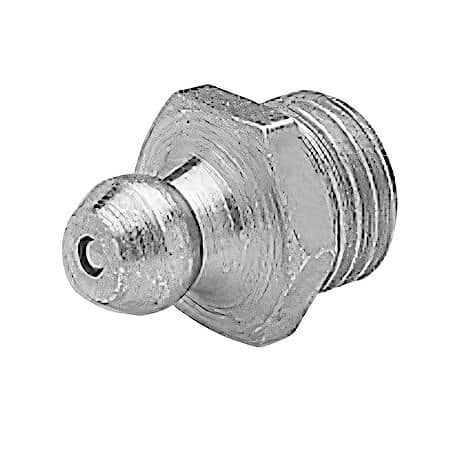 3/8"-24 Standard Thread Grease Fittings - Straight - Length 11/16"