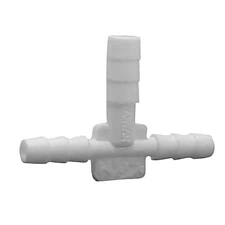 Plastic Tee Vacuum Connector - Hose Sizes: 1/8" x 3/16" x 1/8"-Weatherhead No. 1917