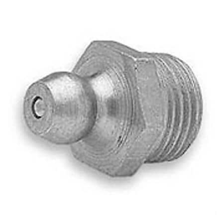 1/8" Pipe Thread Grease Fittings - Male Straight - Length 43/64"