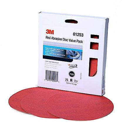 Red Abrasive Stikit Disc Value Pack, 6"