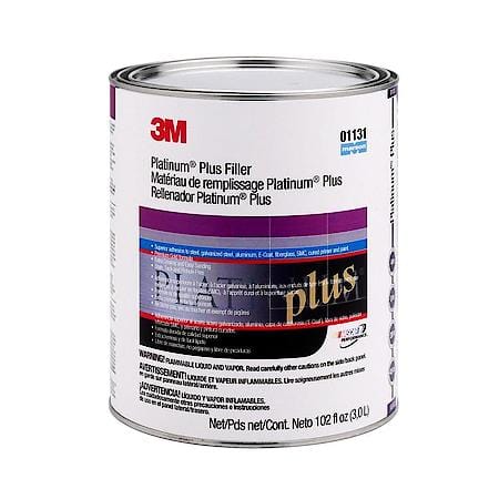 Platinum Plus Body Filler, 1 Gallon, Gold, Paste