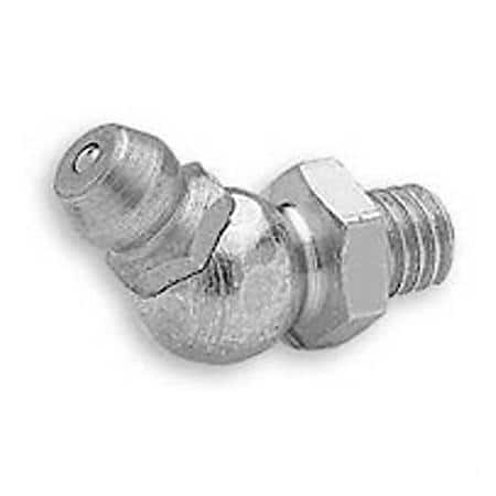 Metric Grease Fittings - Male 45 Deg. Elbow - Thread Size 8-1.0mm - Length 24.1mm