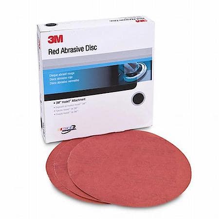 Red Abrasive Hookit Disc, 6", P120 (Sold by each)