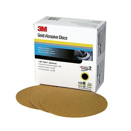 Hookit Gold Disc 216U, 00972, 6 In, P500A (Sold by each)