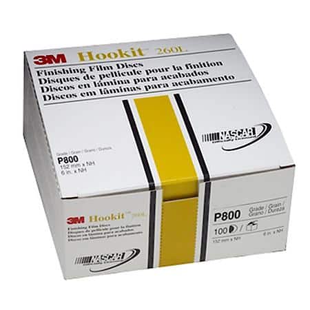 Hookit Finishing Film Disc, 00970, 6 In, P800 (Sold by each)