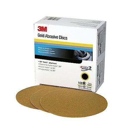 Hookit Gold Disc 216U, 00973, 6 In, P400A (Sold by each)