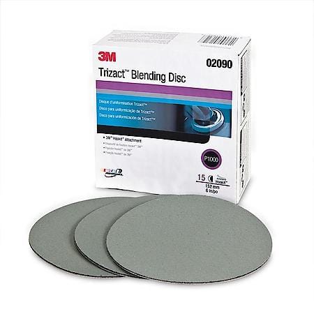 Trizact Hookit Blending Disc, 02090, 6In, P1000 (Sold by each)