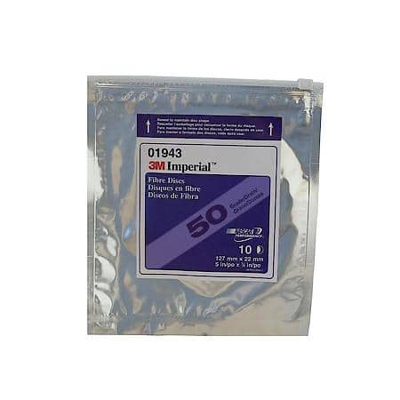 Imperial Fibre Disc, 01943, 5 In X 7/8 In, 50, 10 Discs Per Bag (Sold by each)
