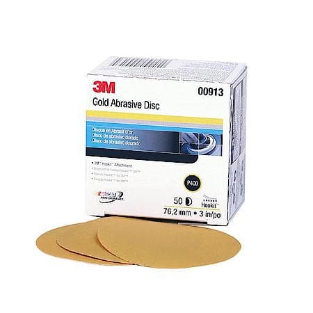 Hookit Gold Disc, 00913, 3 in, P400A (Sold by each)