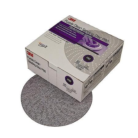 3M Purple Clean Sanding Hookit Disc 334U, 01810, 6 in, P500C (Sold by each)