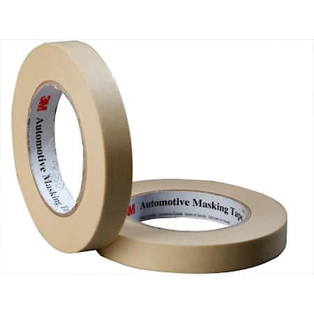 Automotive Masking Tape, Tan, 18 mm x 55 m, 1 roll