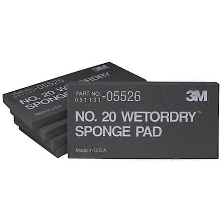 Wetordry Sponge Pad 20, 2 3/4" x 5 1/2" x 3/8"