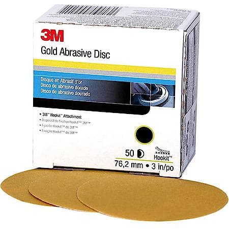 Hookit Gold Disc, 00919, 3 in, P120C (Sold by each)