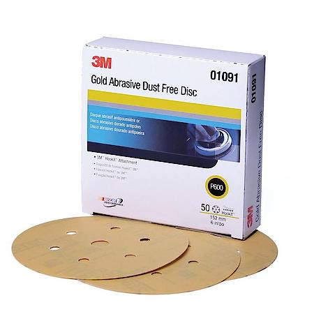 Clean Sanding Dust Free Disc Pad with Hook-it, 6"