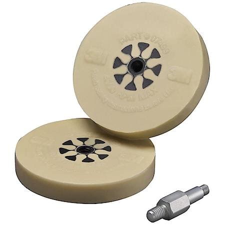 3M Stripe Off Wheel 07498, 4 in x 5/8 in with Mandrel, 5 per case
