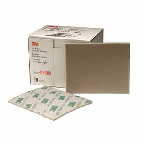 Softback Sanding Sponge, 02600, 4 1/2 Inx5 1/2 In, Microfine (Sold by each)
