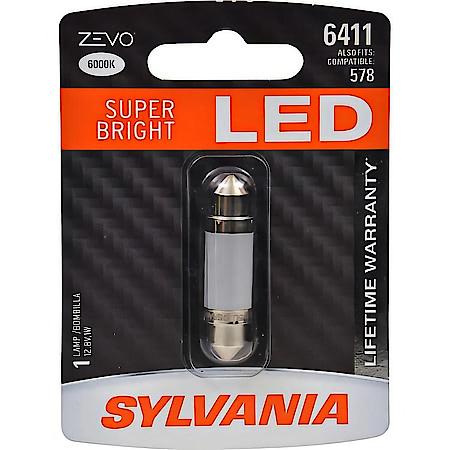 6411 ZEVO: White LED Mini Bulb, Super Bright, Lifetime Limited Warranty, 1 Pack