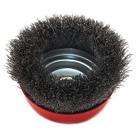 Crimped Cup Brush, 5 Inch x .014 Inch x 5/8 Inch-11 Arbor