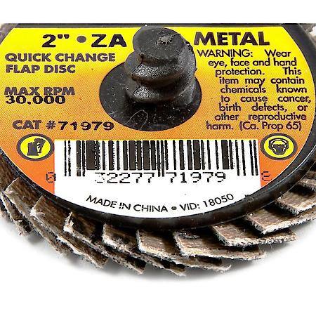 2In 80 Grit Flap Disc