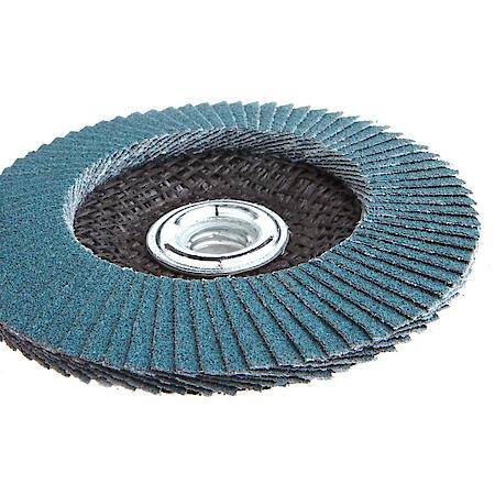 Flap Disc 4-1/2 In X 5/8-11 Thread 60 Grit Type 29