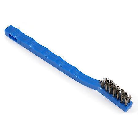 Cleaning Brush Stainless Steel Bristle With Plastic Handle 7-1/4 In Length