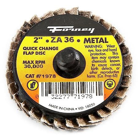 2In 36 Grit Flap Disc