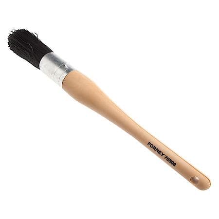 Parts Cleaning Brush Polypropylene Bristle Plastic Handle 10-1/2 In Length