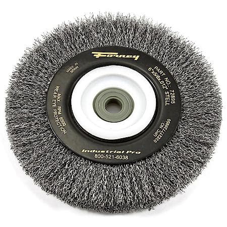 6In Crimp Bench Wheel 5/8In