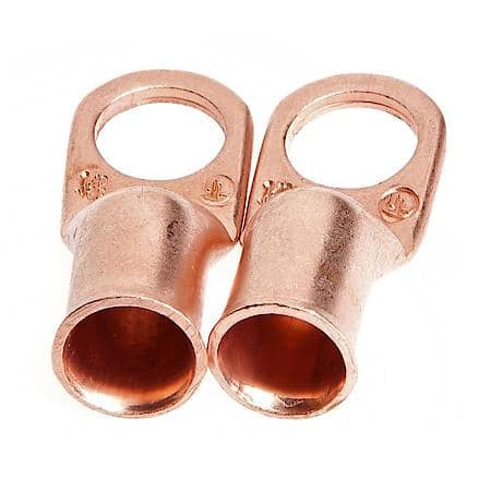 Cable Lugs Copper For # 1/0 Cable With 1/2 In Stud Size