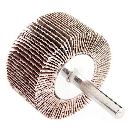 Flap Wheel 1/4 In Shank Mounted 2 In X 1 In 120 Grit