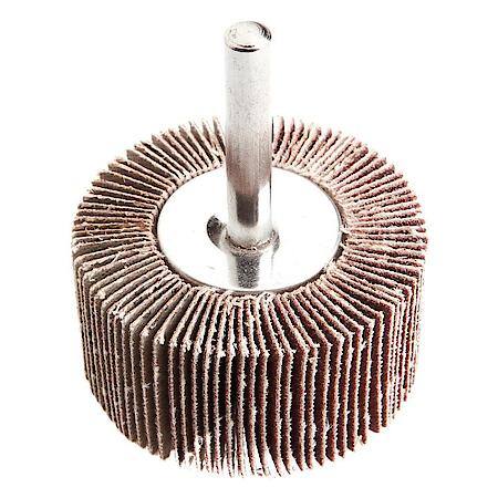 Flap Wheel 1/4 In Shank Mounted 2 In X 1 In 120 Grit
